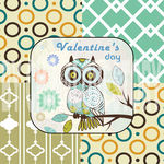 卡通猫头鹰装饰画