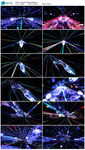 蓝色酒吧LED粒子3D未来科技