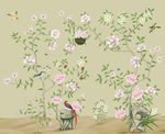 花鸟背景墙