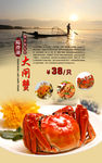 阳澄湖大闸蟹海报