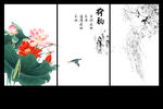工笔荷花