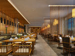 中式餐厅烧烤店室内3d效果图
