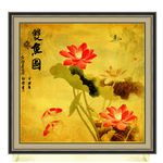 荷花装饰画
