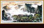 山水画 山水风景