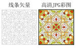 教堂玻璃 蒂凡尼 彩绘玻璃