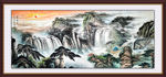 山水画 山水风景