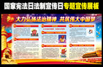 国家宪法日全国法制宣传日展板
