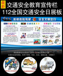 112全国交通安全日展板