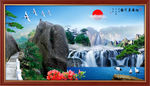 山水画  山水风景