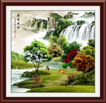 山水风景画
