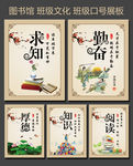 学校图书馆教室展板