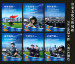 警察展板