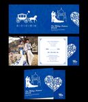 中国古文化青花瓷结婚请柬请帖设