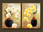 蝴蝶兰花无框画