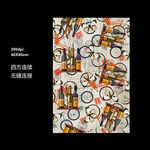 酒瓶单车邮票图案