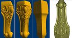 家具脚 立体图 3D图  ST