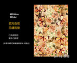 时尚蝴蝶玫瑰拼花