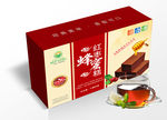 蜂蜜蛋糕包装展开图