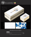 古典茶包装设计平面图图片