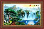 山水油画