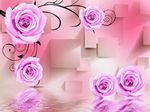 3D玫瑰花