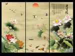 国画荷花