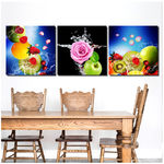 餐厅装饰画动感水果