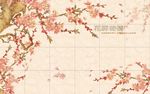 花卉背景墙