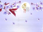 梦幻花倒影