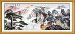 客厅山水画