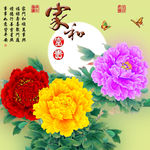 十字绣钻石画家和富贵牡丹