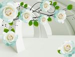 3D空间玫瑰花
