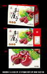 车厘子樱桃包装源文件展开图
