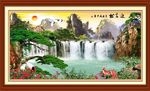 山水迎客松