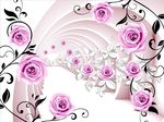 3D空间玫瑰花