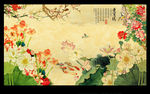 荷花背景墙