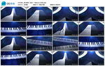 星空音符钢琴舞台演出LED背景