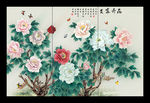 牡丹国画