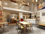 餐饮咖啡甜品奶茶休闲店3D模型