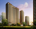 高层住宅小区建筑效果图