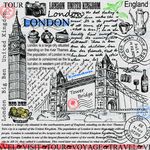 伦敦（高清分层图）