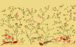 手绘花鸟图装饰画