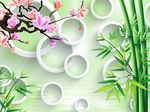 玉兰竹子图