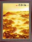 国画万里长城