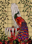 孔雀装饰画