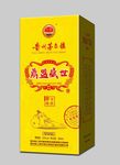 酒包装-展开矢量图