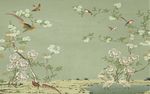 复古花鸟图装饰画