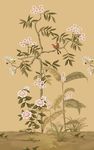 手绘花鸟图玄关