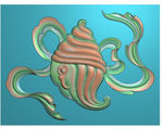八宝海螺精雕图