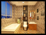 卫生间瓷砖设计效果图